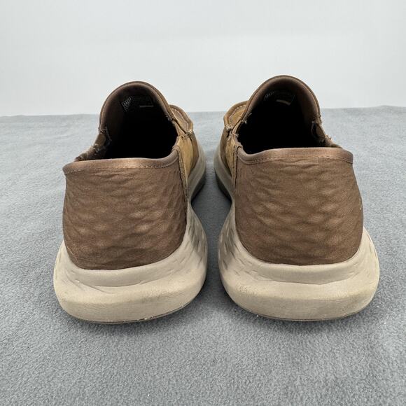Skechers Slip-Ins Shoes Mens Size 8.5 Brown Leather Extra Wide Comfort 204866WW main image 4
